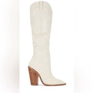 RAYE Cream Knee-High Boots